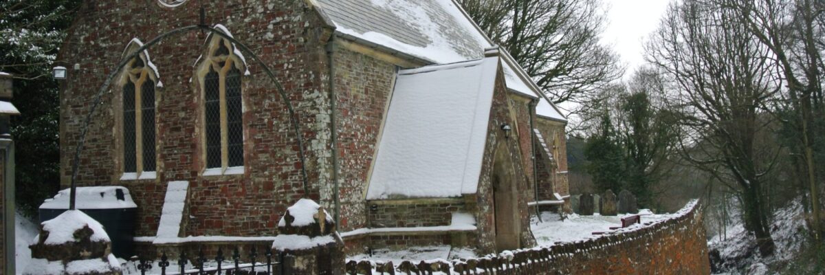St Anne's Chapel in the snow St Anne's Chapel in the snow